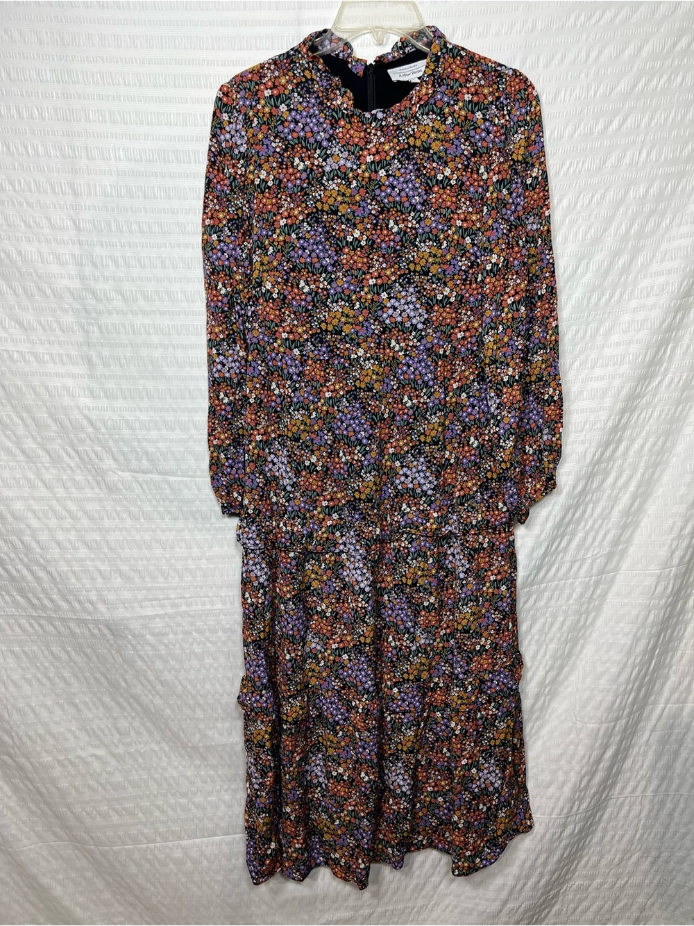 & Other Stories Paris Atelier Floral Tiered Midi Long Sleeves Dress Size 4